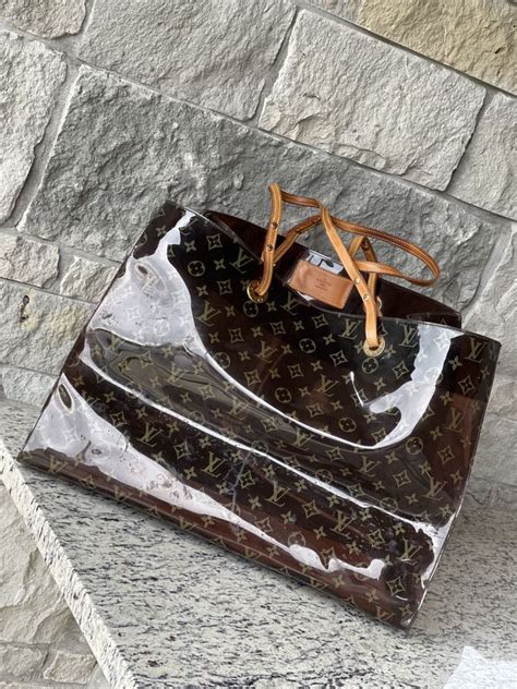 lv plastic purse
